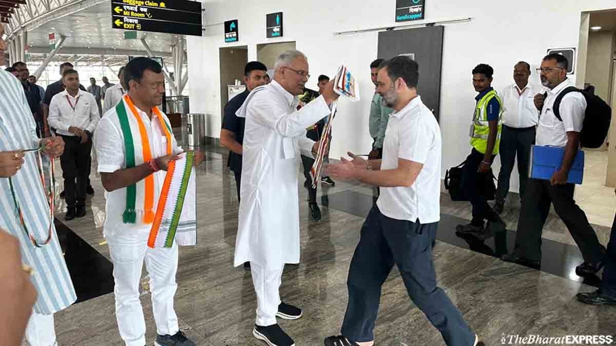 Rahul Gandhi in Raipur