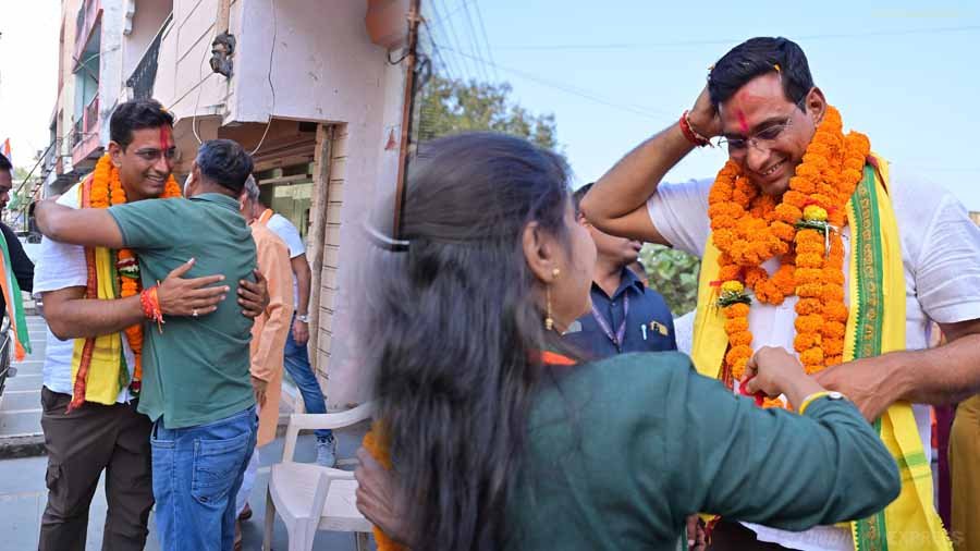 MLA Devendra Yadav took out Vishwas Yatra