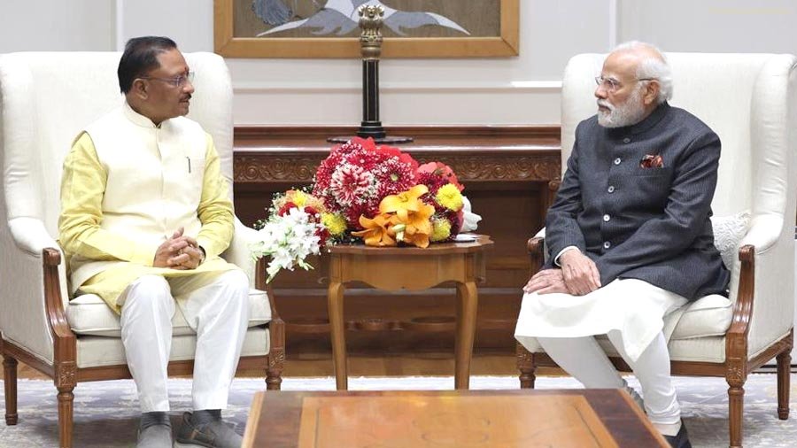 Chief Minister Vishnu Dev Sai Prime Minister Narendra Modi