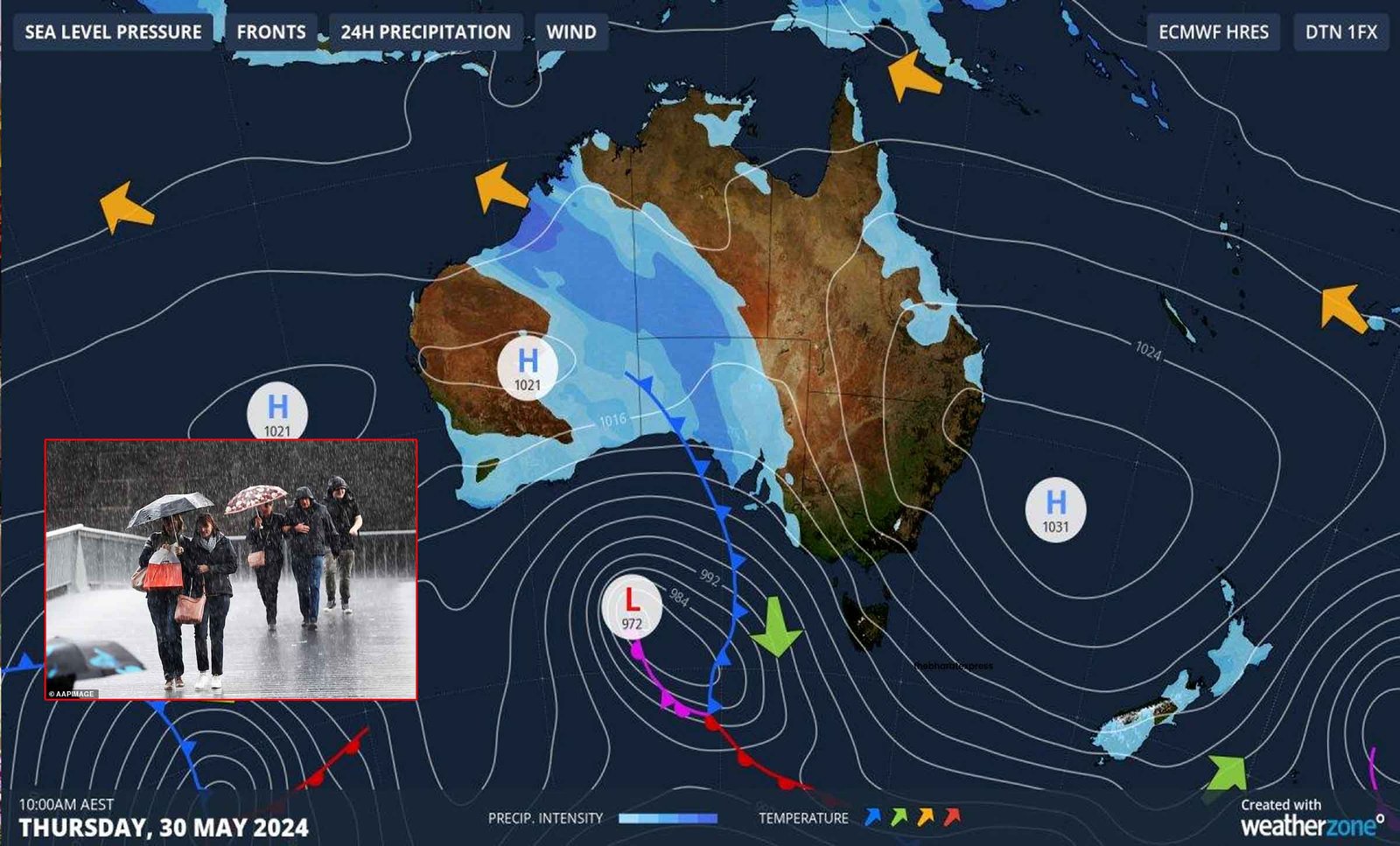 Weather Extensive rain Australia heavy rainfall