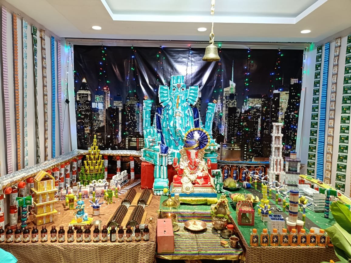 Innovative Medical City Theme Brightens Ganesh Chaturthi Celebrations