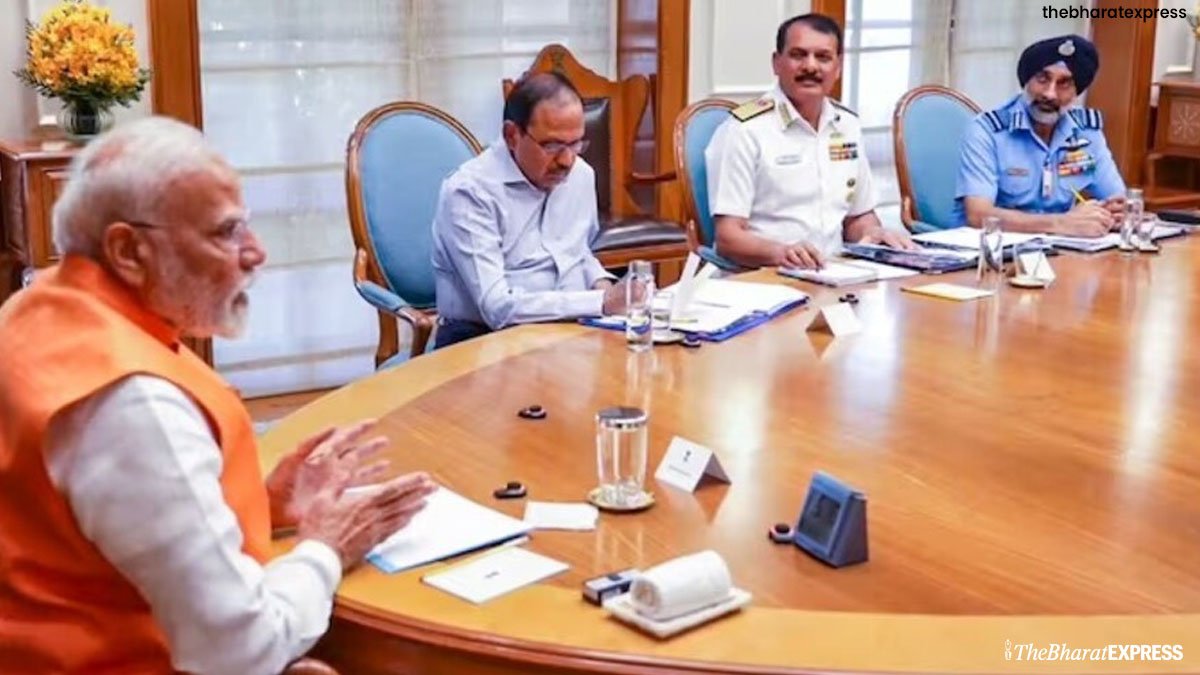 PM Modi's meeting with the three army chiefs