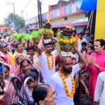 Navratri Navmi pe Vikas Upadhyay ne kiya Kanya Pujan, city ke logo ke sath liya Mata Rani ka ashirwad