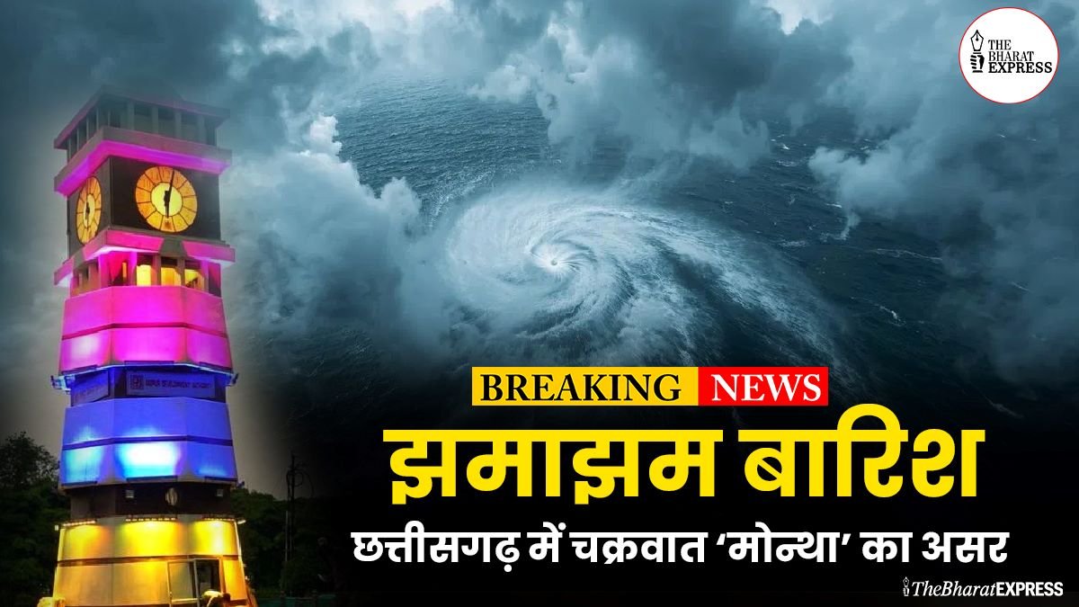 CG Weather Update Today montha cyclone