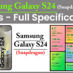 Samsung Galaxy S24 (Snapdragon) Prices Full Specifications