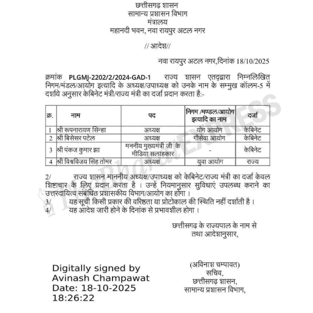 chhattisgarh mantri bane cabinate mantri chhattisgarh mantri bane cabinate mantri