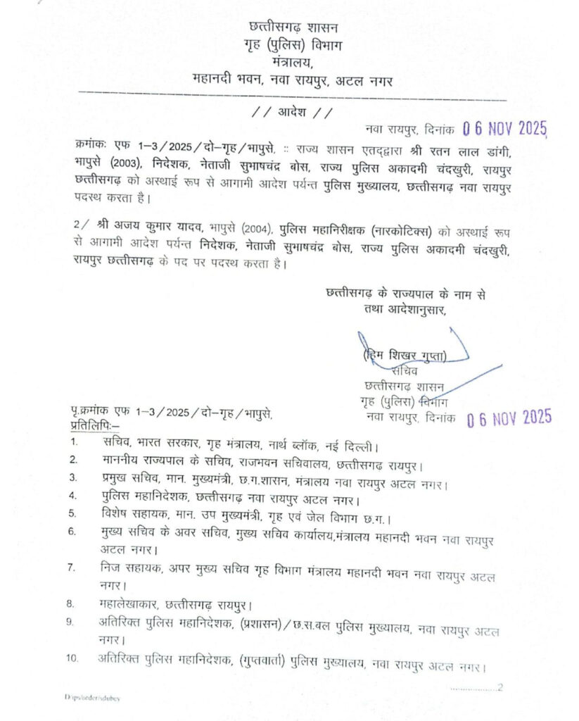 IPS Dangi Sexual Harassment suspend order IPS Dangi Sexual Harassment suspend order