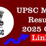 UPSC Mains Result 2025 Declared link